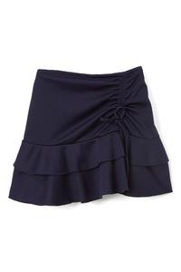 Navy Ruffle Skirt by Daniel