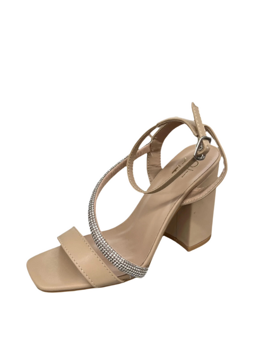 WOMENS ADJUSTABLE HEEL WITH GLITTER STRAP DETAIL FRIDAY-209