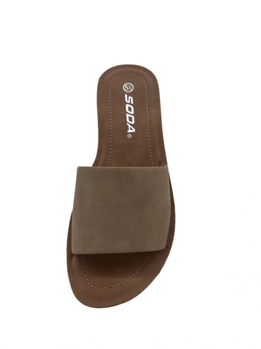 WOMENS ONE BAND SLIDE SANDAL EFRON-S