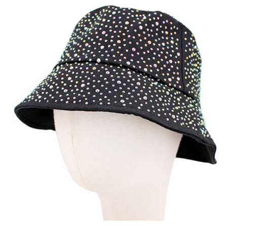 RHINESTONE BUCKET HAT By JOIA